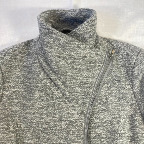 NWT I*N*C International Concepts Wool Blend Zip Front Winter Coat, Grey Size XXL - Picture 8 of 11